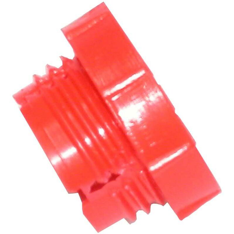 DUSTCAP PE 1/8" BSP  M  RED