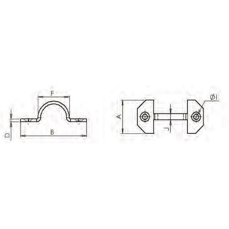 PONTET PORTE CADENAS 25MM   6900             MONIN