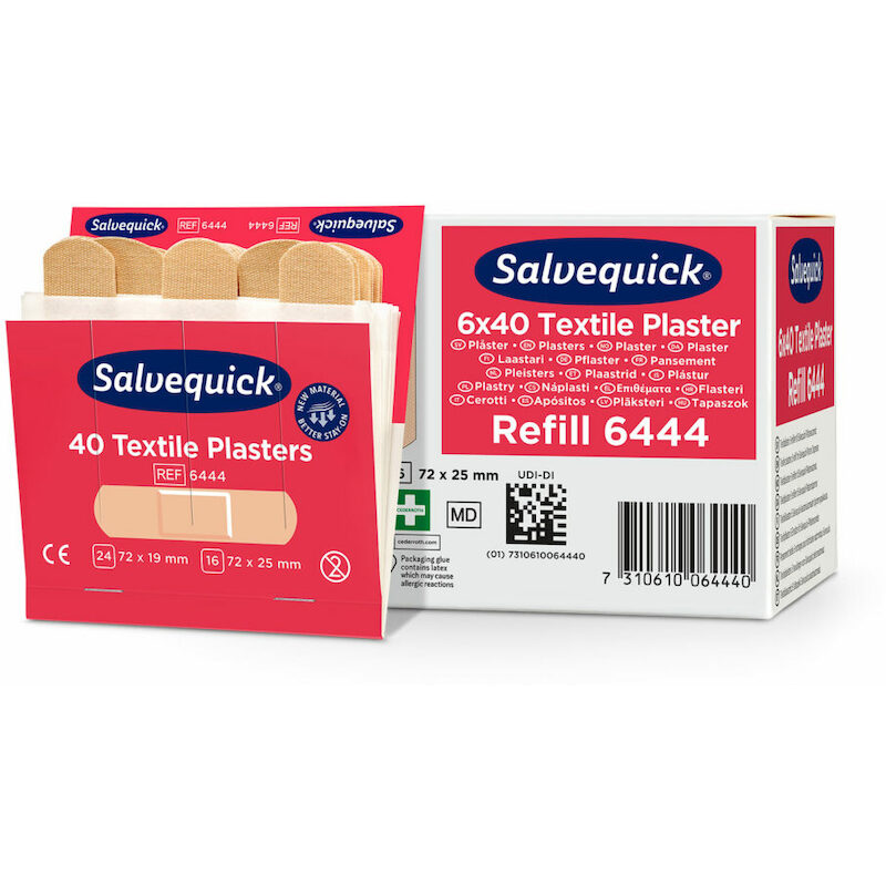 TEXTIELPLEISTER ASS.        6444    (6X40ST) SALVE