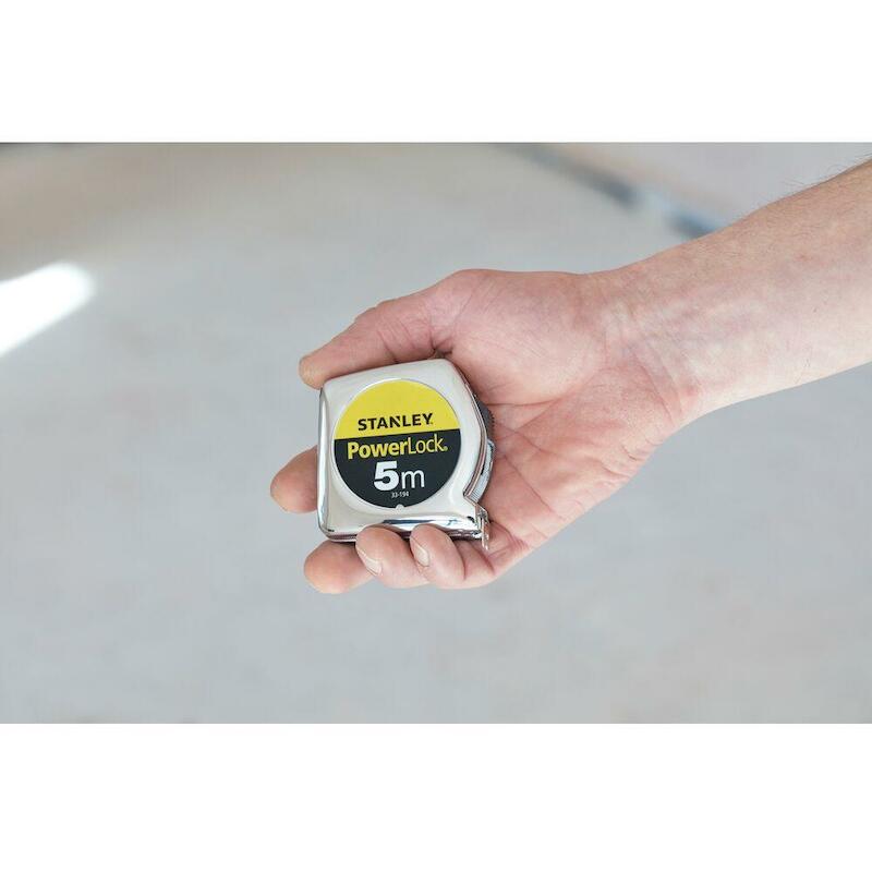 MÈTRE RUB.POWERLOCK ABS 5M  1-33-194 19MM  STANLEY