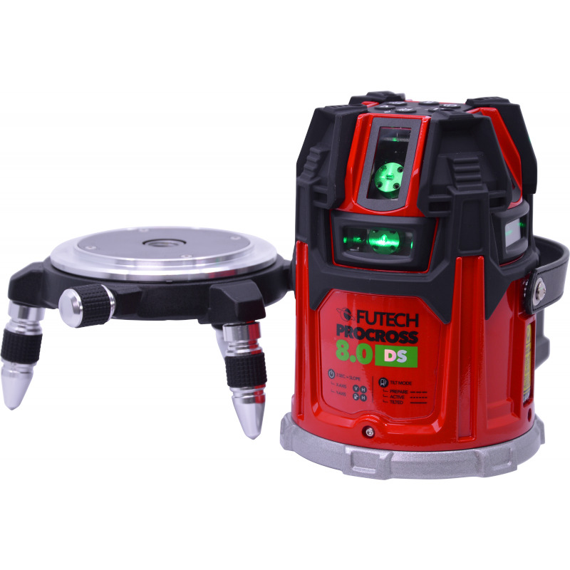 LASER EN CROIX 14,8V VERT   PROCROSS 8.0 DS FUTECH