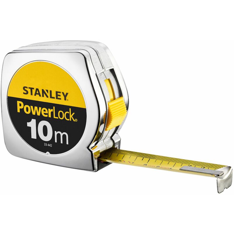 ROLMETER POWERLOCK ABS 25MM 0-33-442  10M  STANLEY