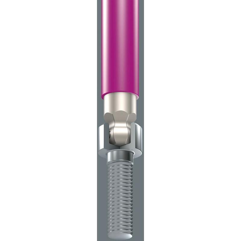 JEU CLÉ MÂLE COUDÉE HEX+    3950/9 MULTICOLOUR HF