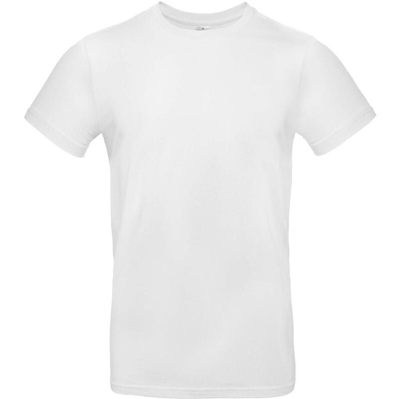 T-SHIRT KATOEN              E190 WIT         M B&C