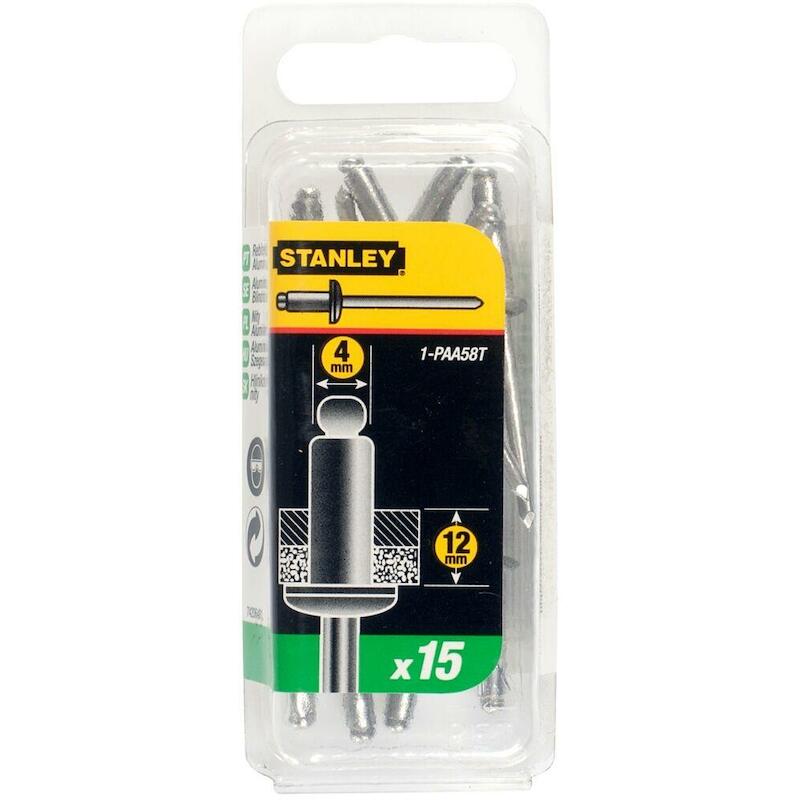 POPNAGELS 4X12MM            1-PAA58T  15ST STANLEY