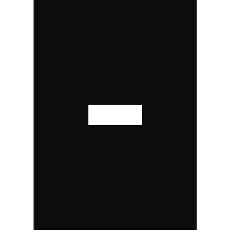SYMBOOL - BRADY 911248 - '-' WIT OP ZWART 210X297MM (1 EA)