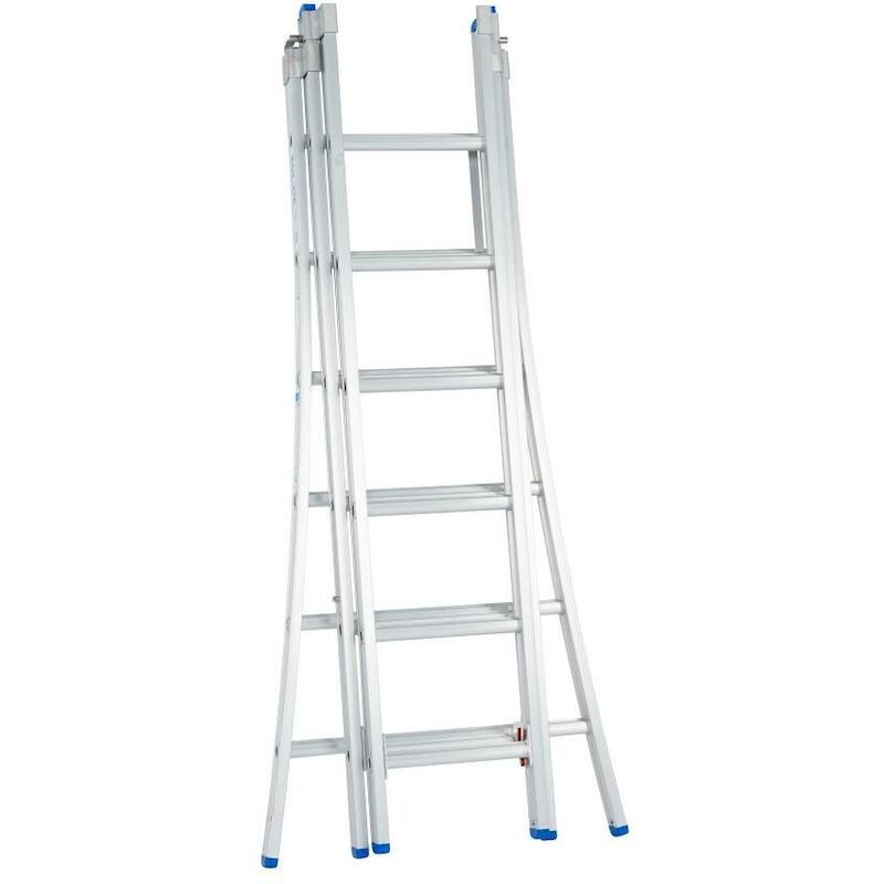 LADDER OPEN VOET   3X 6 SPORTEN D06 - 3,50M SOLIDE