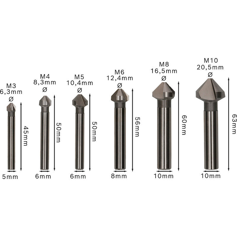 VERZINKBOORSET HSS          2608597527  (6ST)BOSCH