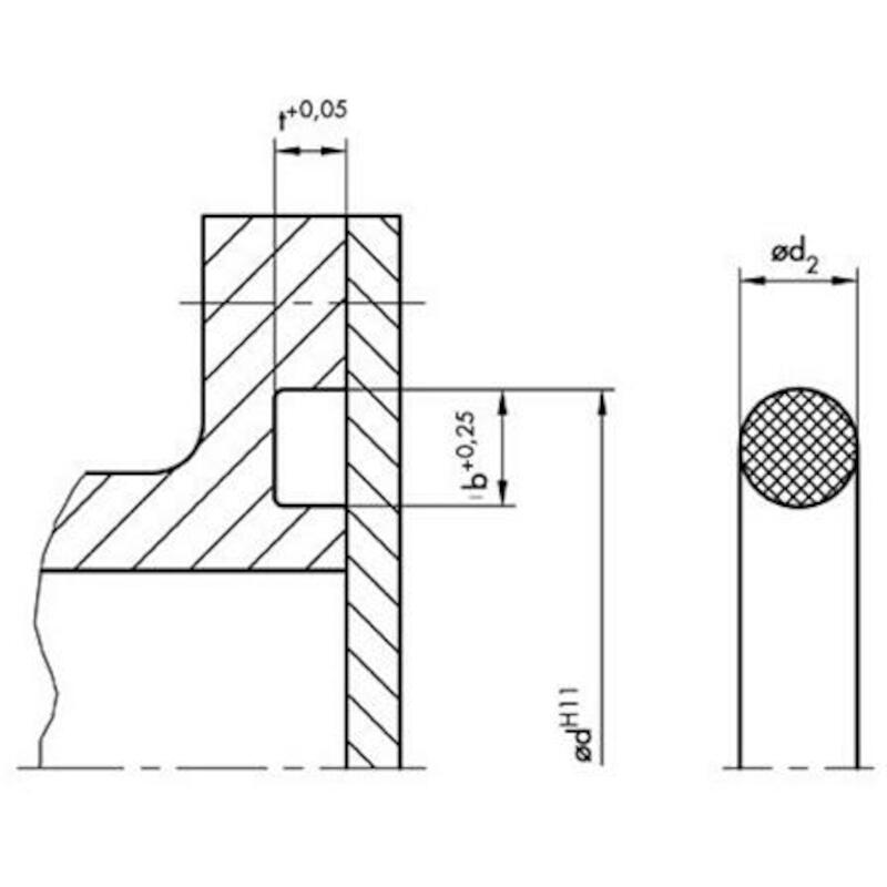 CORDE O-RING NBR            5,00 MM