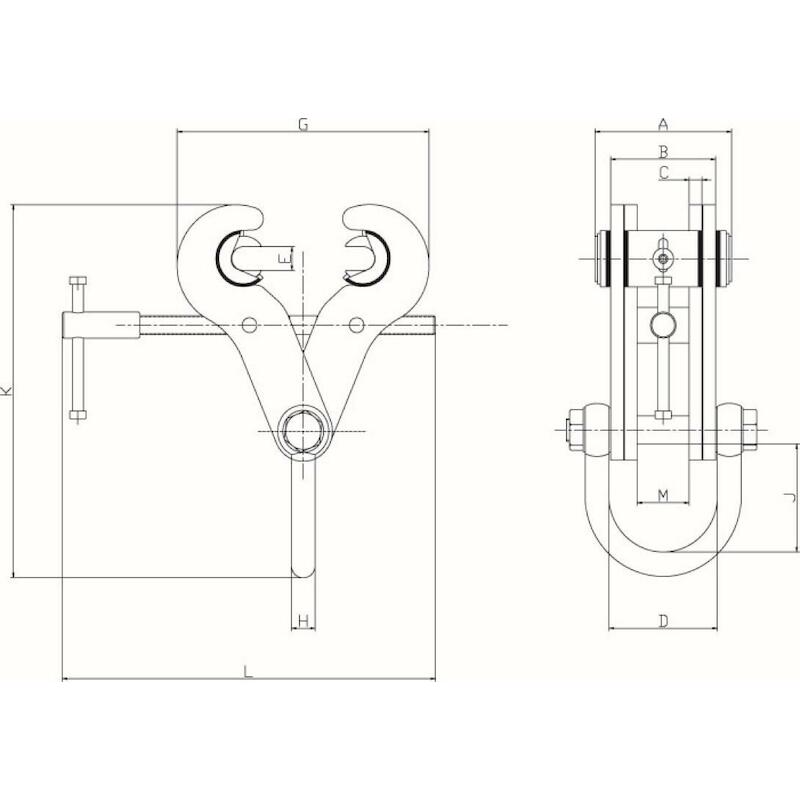 BALKENKLEM 3T               RMBCV-3T 89-305MM REMA