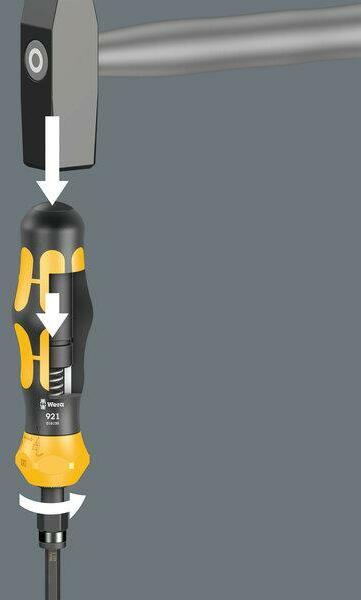 TOURNEVIS À CHOC 1/4"X163,5 921 - 25NM        WERA