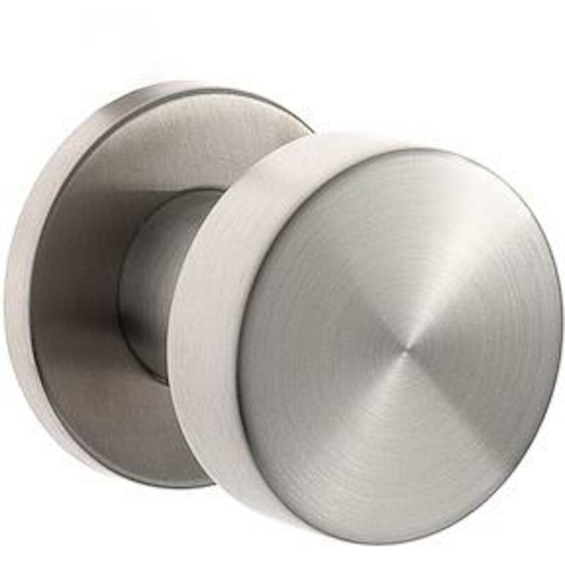 VASTE DEURKNOP/ROZET INOX   TL0402      TONIC LINE