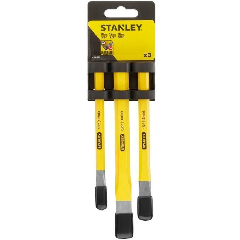 JEU CISEAUX À FROID         4-18-298  3PCS STANLEY