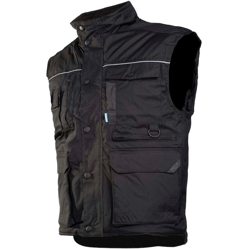 BODYWARMER BERNEX           087A ZWART     L SIOEN