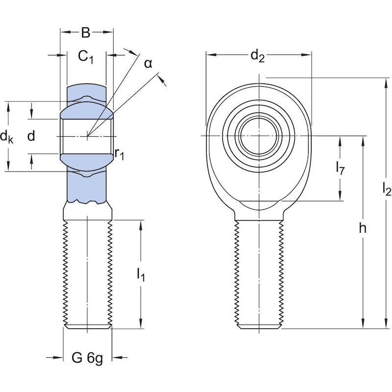 STANGKOP                    SAKB 12 F          SKF