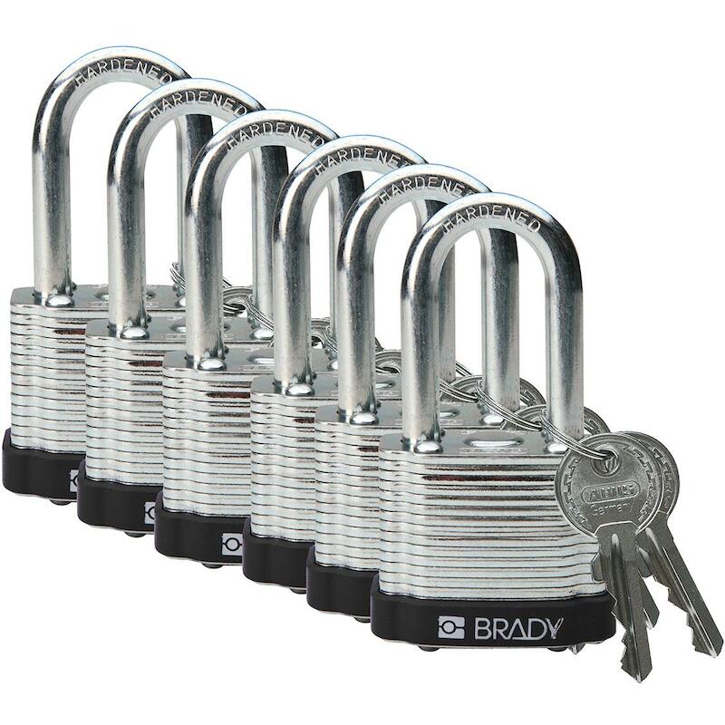 HANGSLOT - BRADY 814096 - 44 MM ZWART (6 EA)