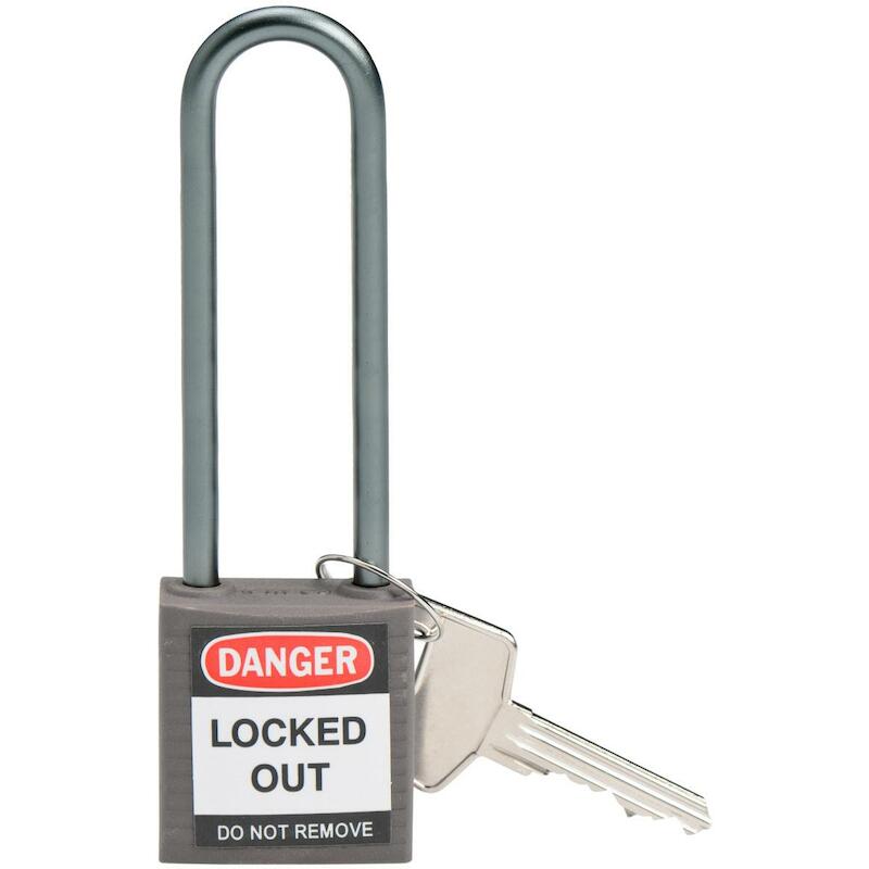 COMP SAFE PADLOCK 32MM SHA KD GREY/6    BRADY  6ST