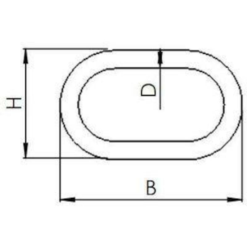 KASTBAAR OVAAL GEANODIS.ALU OB10010 F1 30X14X2MM