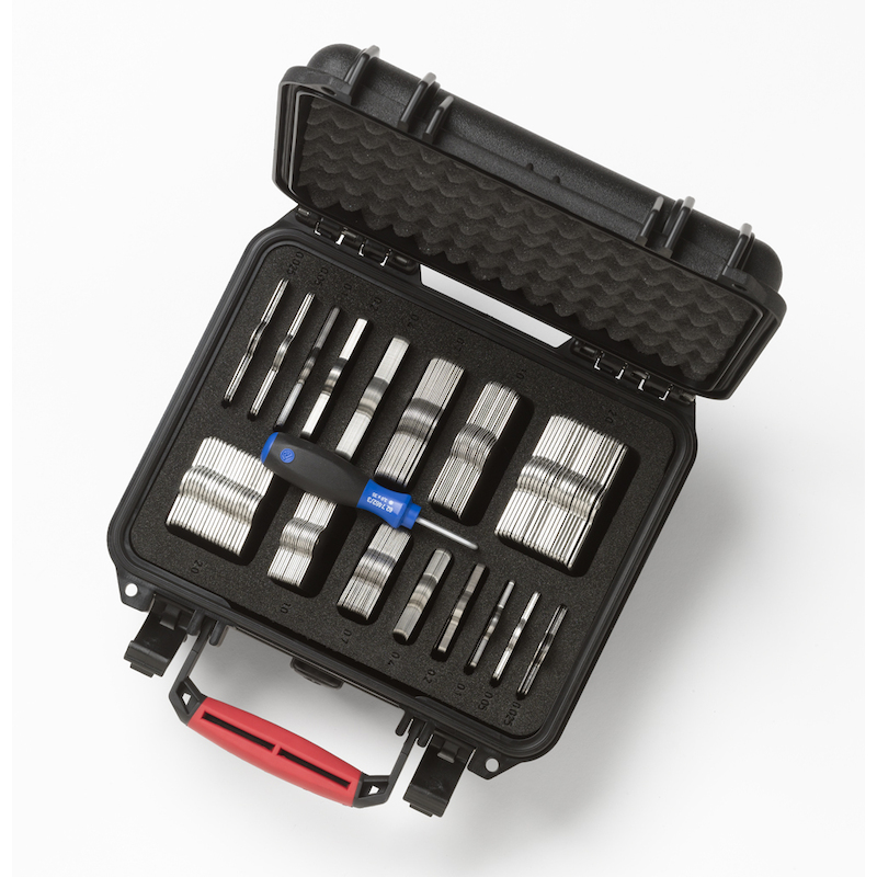 VULPLAATJESSET UITLIJNING   FLUKE-830/SHIMS  FLUKE