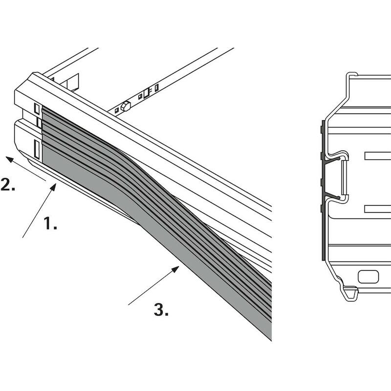 AFDEKPROFIEL ALU-KLEURIG 936MM        HETT-9133081