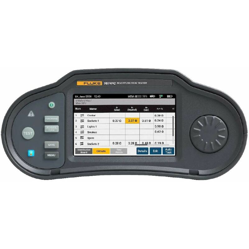 TESTEUR INSTALLATION W/FC   FLUKE 1674FC SCH FLUKE