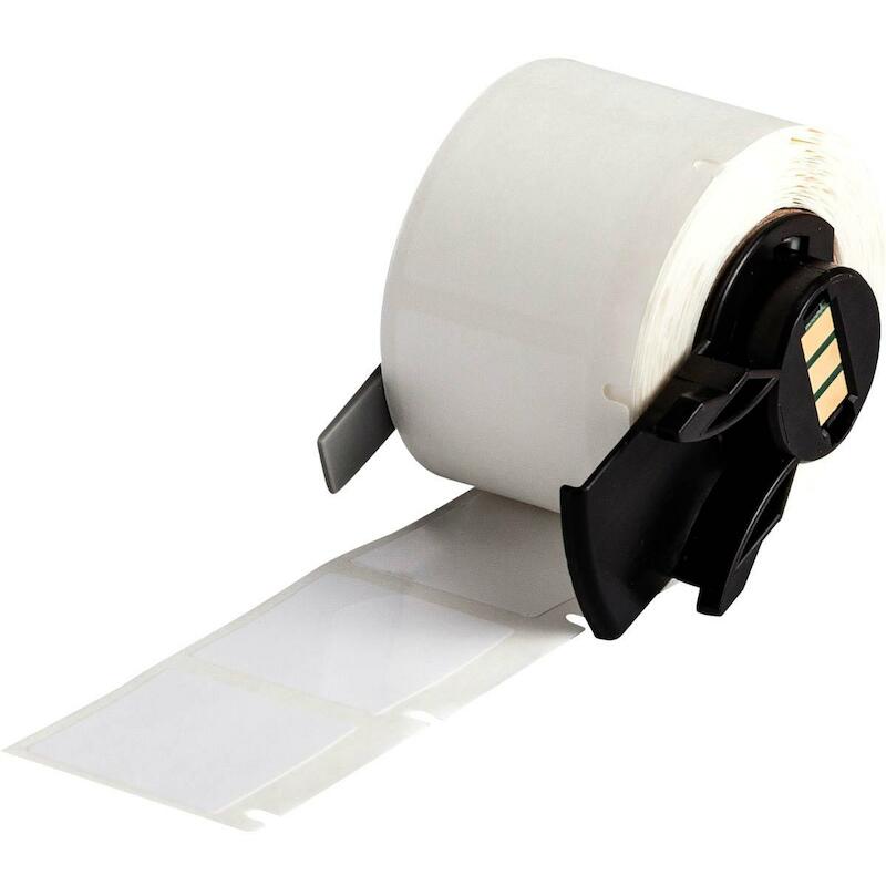 ÉTIQUETTE POLYESTER BL.(250)M6-19-423  25,4X25,4
