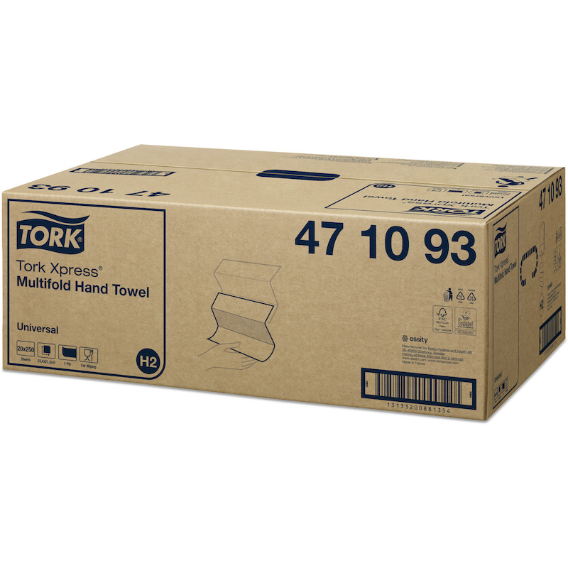 HANDDOEK XPRESS WIT         471093-250ST-1L.  TORK