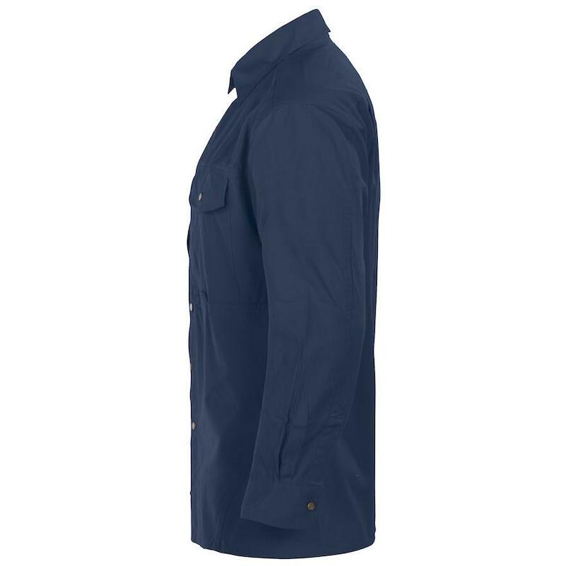 CHEMISE MANCHE LONGUE COTON 5210 MARINE  XS PROJOB