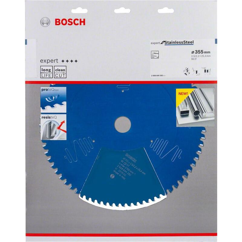 Bosch - Circular saw blade - Expert for Stainless Steel - 2608644282 - ø 355 x 25.4 x 2.5 mm - 90T - 02662114