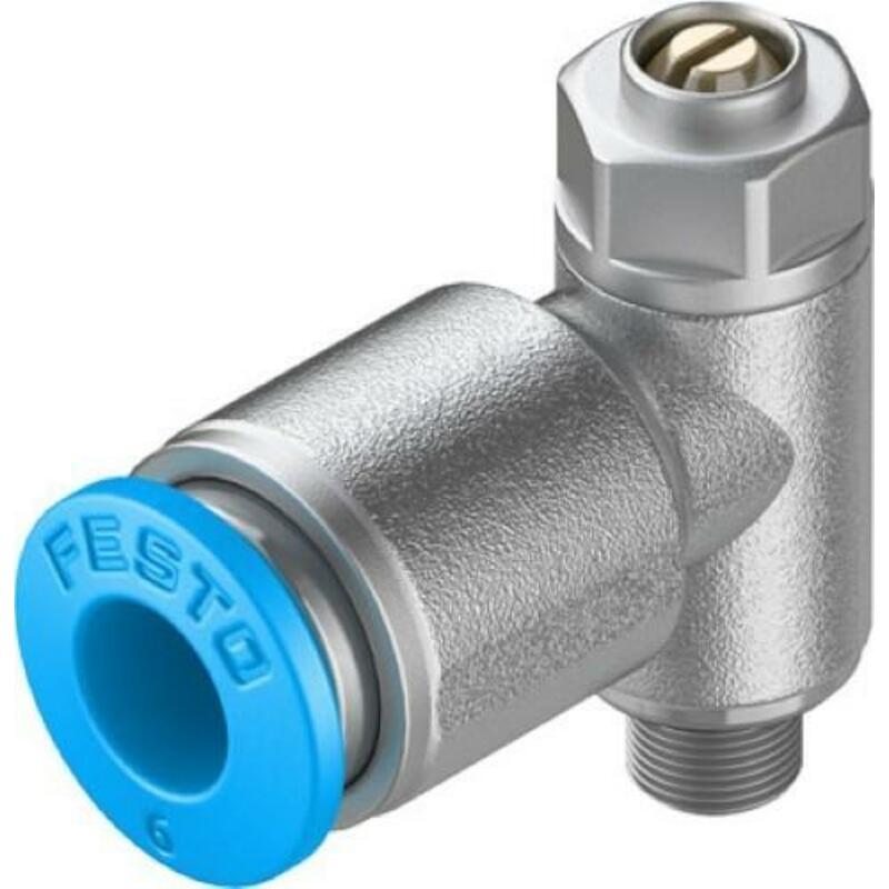 SMOORVENTIEL MET TERUGSLAGKLEP GRLA-M5-QS-6-D (193139) FESTO
