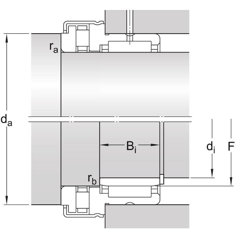 NAALD/CILINDERTAATSLAGER - SKF NKXR 15 Z