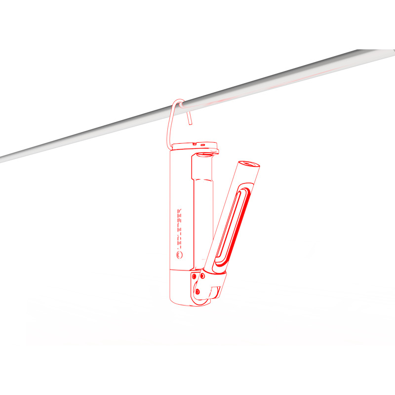 ZAKLAMP 600LM-5U            W7R WORK OPLAADB.  LED