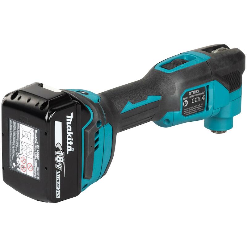 Makita - Accu-multitool - DTM53JT1 - 18 V - 1x 5,0 Ah - OIS/Starlock - Makpac III - 08152707