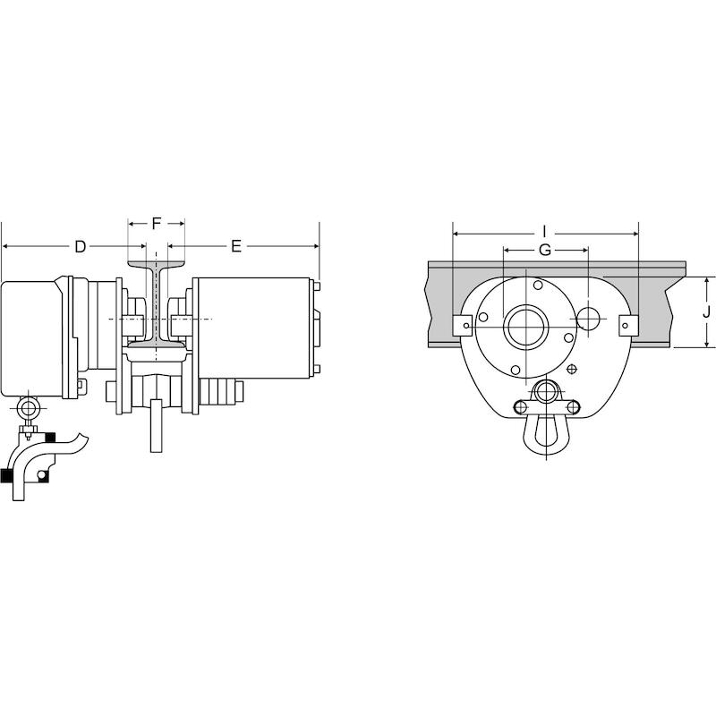 E-LOOPKAT 240-300MM 24V     MAS-2.0 - 2000KG ELEPH