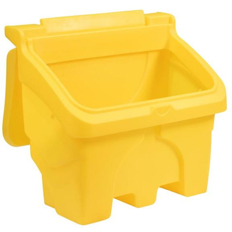 BAC À SEL JAUNE 200L        1005X590X885MM PLASTIB