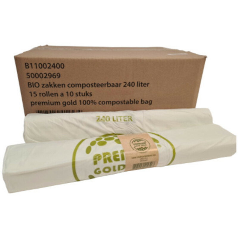 SAC POUBELLE BIODÉGR.(240L) VZ80-7 (10PC)115X140CM