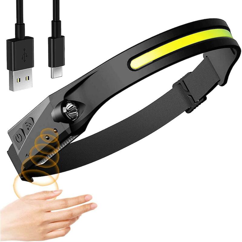 LAMPE FRONTALE LED 350LM    HL-350 3,7V RECHARG.