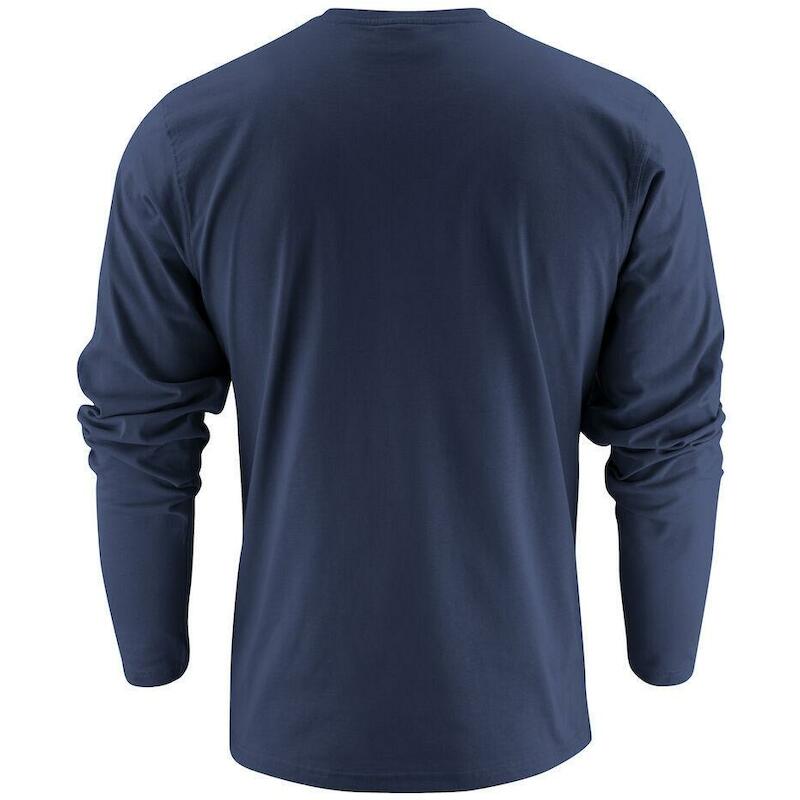 T-SHIRT MANCHE L.COTTON PES HEAVIER PRO BLEU   XL