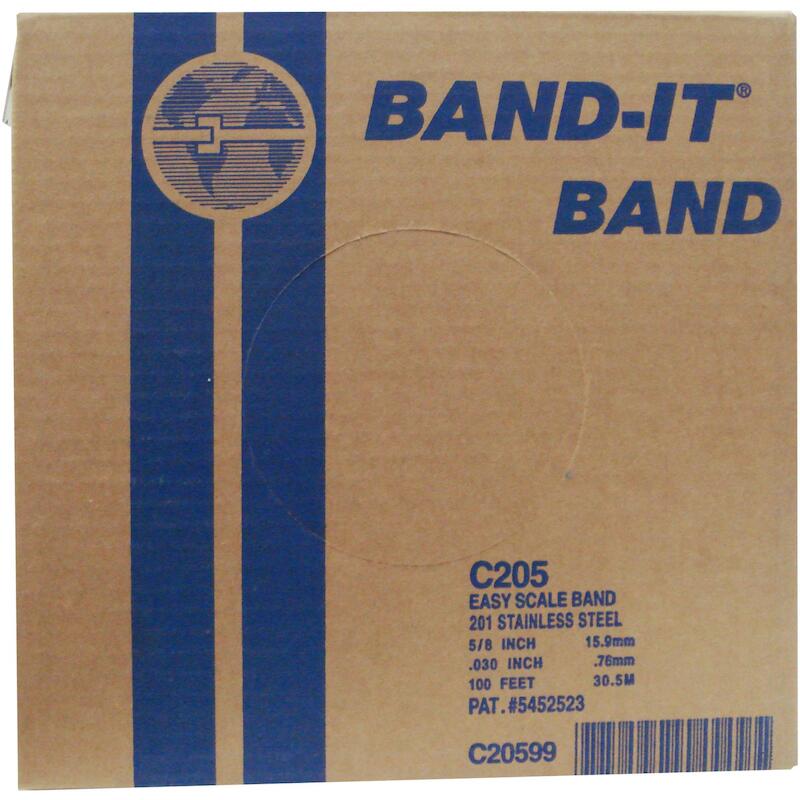 SPANBAND INOX 30,5M         C 203  - 3/8"  BAND-IT