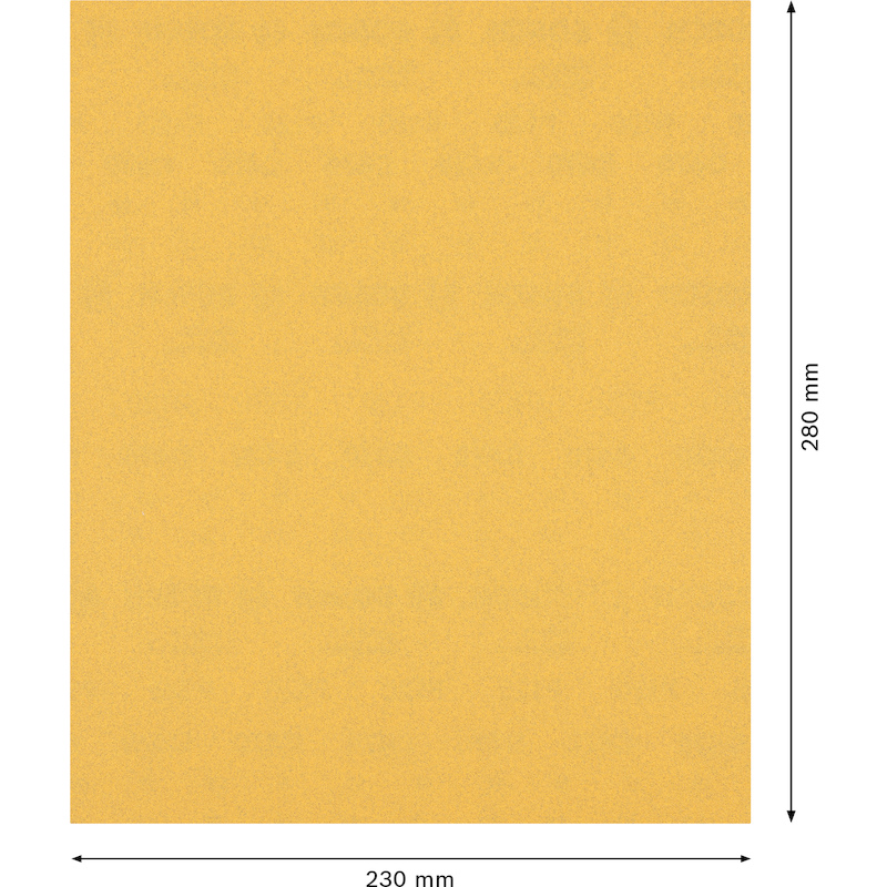 PAPIER ABRASIF 230X280MM    2608900961  P120 BOSCH