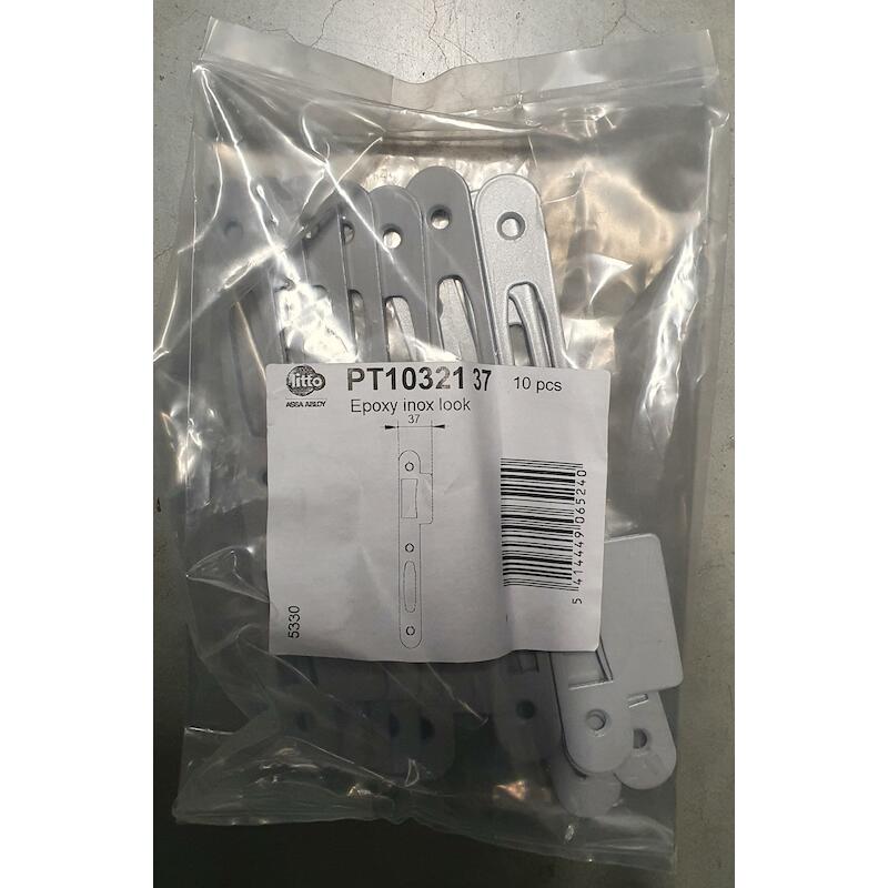 MIDD.SLUITPL.KB AFG.INOXL.  PT103-21-37(LIP=17MM)