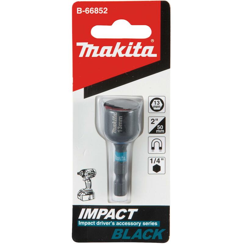 MAGNETISCHE DOPSLEUTEL IMPACT BLACK, 1/4", 13 X 50 MM - B-66852 - MAKITA