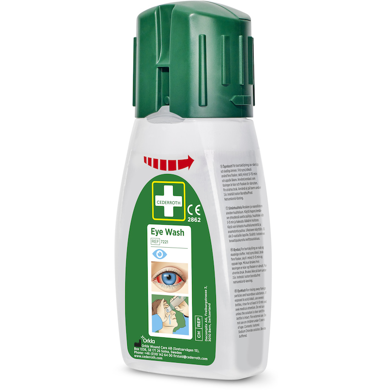 DOUCHE OCULAIRE TAMPONNÉ    7221 - 235ML CEDERROTH