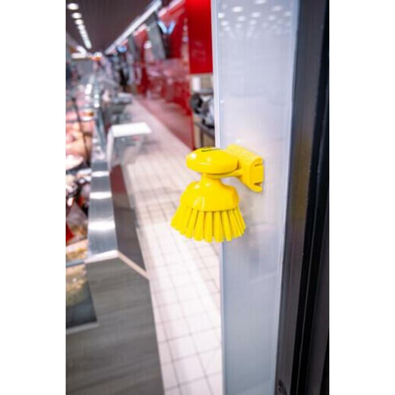 BROSSE RONDE POL.DUR BLANC  3885/5  110MM    VIKAN
