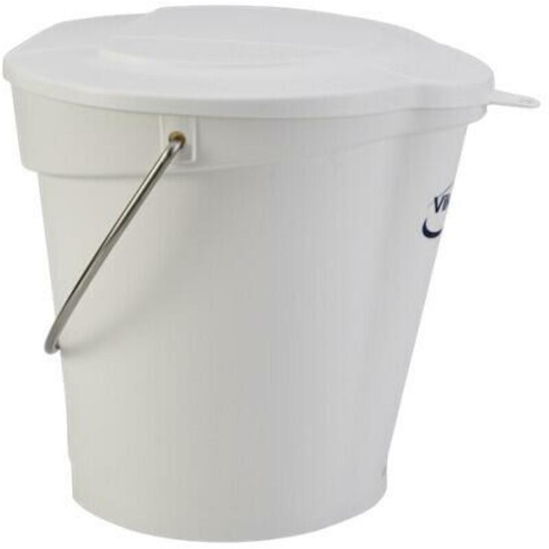 SEAU PP INOX BLANC          5688/5  6L       VIKAN