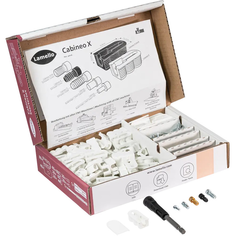 ÉLÉMENT D'ASSEMBLAGE        CABINEO X KIT DE DÉPAR