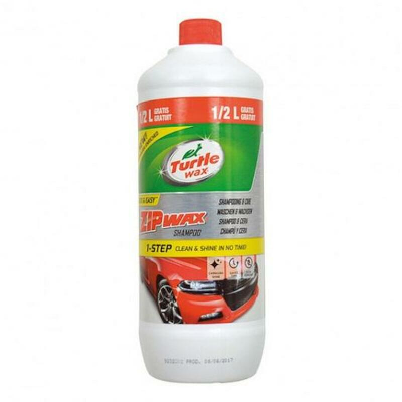 SHAMPOING PR VOIT. ZIP WAX  52880 1,5L  TURTLE WAX