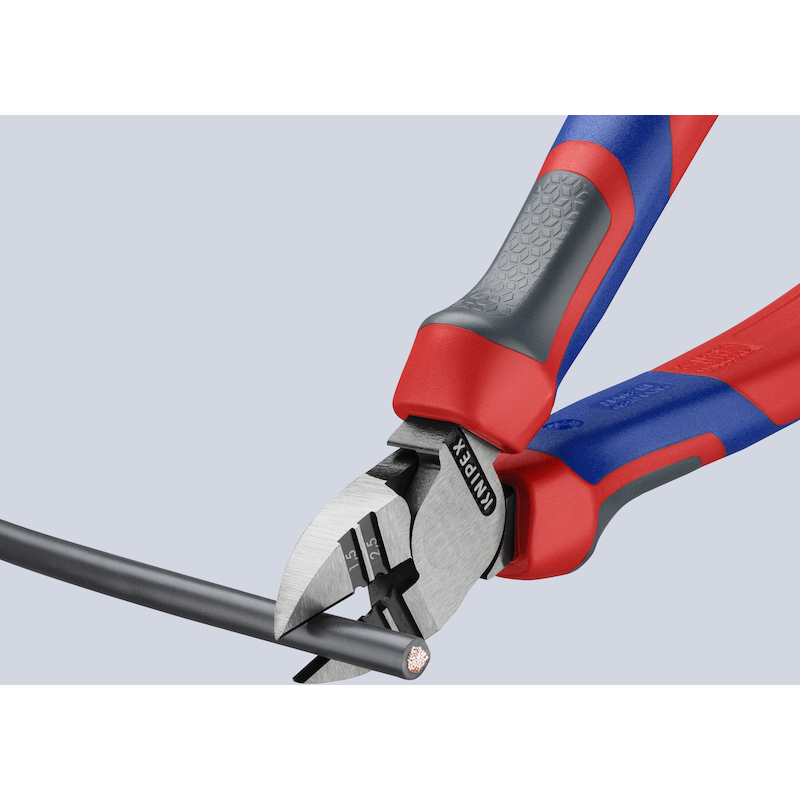 KNIPEX 1422160 AFSTRIP-ZIJSNIJTANG ZWART GEATRAMENTEERD MET MEER-COMPONENTENGREPEN 160 MM