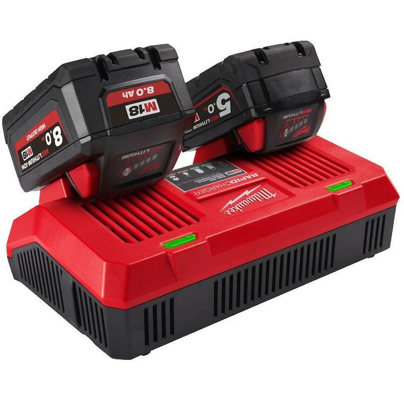 SNELLADER DUAL BAY 18V      M18 DFC      MILWAUKEE