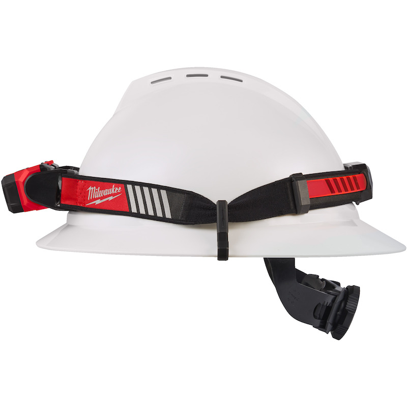Milwaukee - Lampe frontale led rechargeable pour casque - L4 HL-VIS-301 - 4 V - 1x 3,0 Ah - 600 lm - 03205884